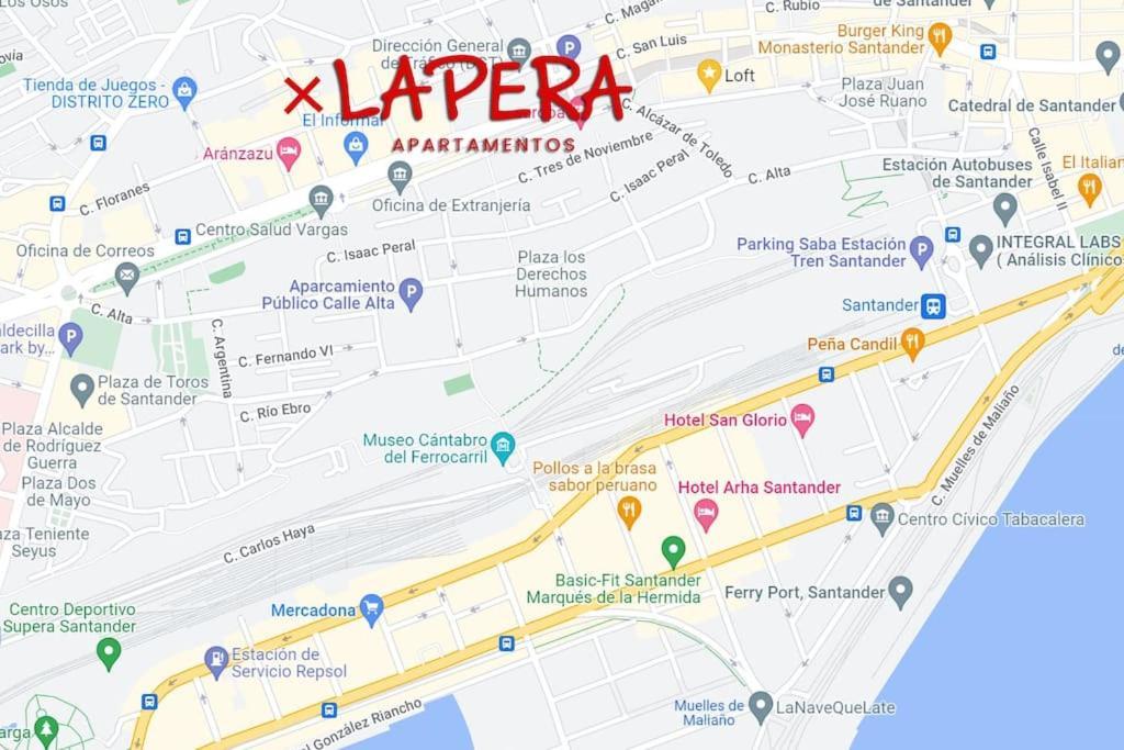 Alojamientos Turisticos Con Terraza En Santander Lapera Eksteriør billede