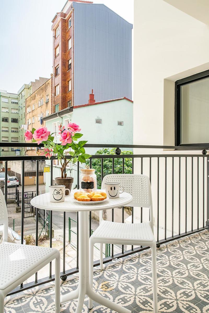Alojamientos Turisticos Con Terraza En Santander Lapera Eksteriør billede